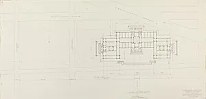 Plan of Scheme C: Axis on 4 1/2 Street