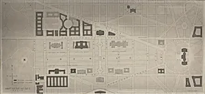 Plan of the Mall and Vicinity Showing Existing and Proposed Buildings