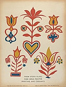 Plate 6: From Portfolio "Folk Art of Rural Pennsylvania" by American 20th Century