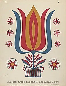 Plate 9: From Portfolio "Folk Art of Rural Pennsylvania" by American 20th Century
