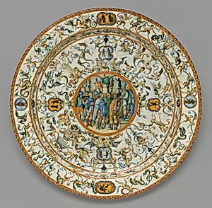 Plate with a scene from the life of Scipio