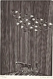Ploughman and Flocks of Birds (Pfluger und Vogelschwarm)