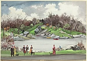Pond in Central Park