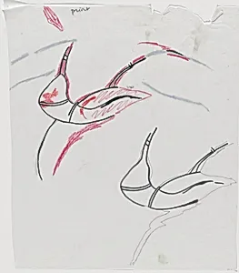 Pontchartrain [preparatory drawing for panel B]