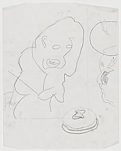 Pontchartrain [preparatory drawing for panel C]