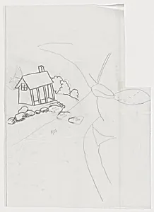 Pontchartrain [preparatory drawing for panel D]
