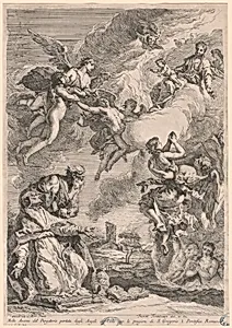 Pope Gregory the Great and Saint Vitale Interceding for the Souls in Purgatory