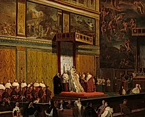 Pope Pius VII in the Sistine Chapel