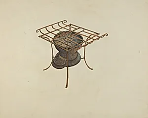 Portable Cast Iron Cook Stove by Al Curry
