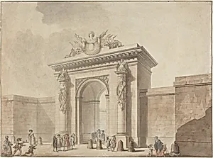 Portal of the Hôtel d'Uzès, rue Montmartre, Paris