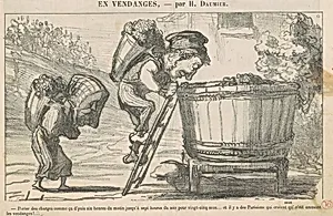 Porter des charges comme ca 'puis six heures ... by Honoré Daumier