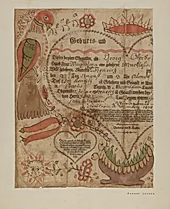 Portion of Birth Certificate