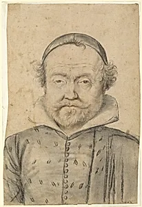 Portrait of a Bearded Man in a Doublet and Skull Cap