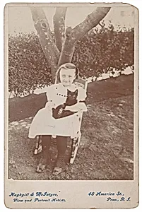 Portrait of a Girl and Cat
