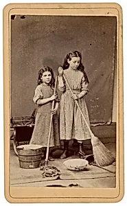 Portrait of Child Maids by William D. Fay