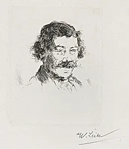 Portrait of the Painter Wopfner by Wilhelm Leibl
