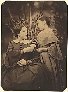Portrait of Woman and Child