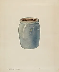 Pottery Jam Jar