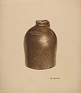 Pottery Milk Jug