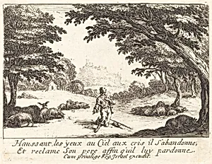 Praying for Divine Help by Jacques Callot
