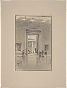Preliminary Study: Gallery Facing Garden Court