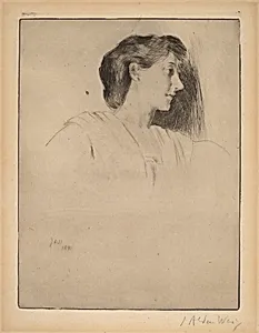 Profile Head of a Woman