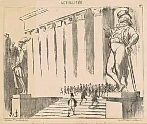 Projet de statutes pour orner ... la Bourse by Honoré Daumier