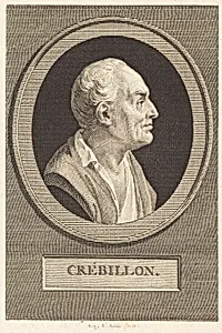 Prosper Jolyot de Crebillon by Augustin de Saint-Aubin