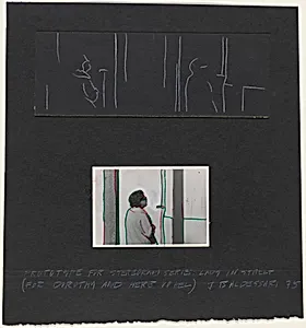 Prototype for Stereogram Series: Lady in Street