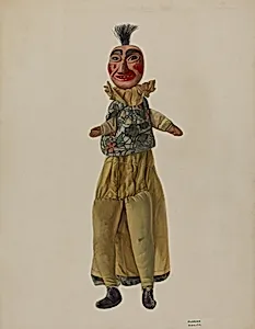 "Punch" Clown Puppet