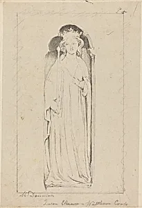 Queen Eleanor, from Waltham Cross by Maria Denman after John Flaxman
