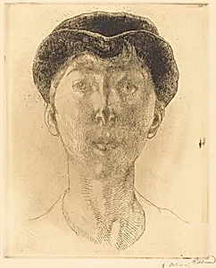 Queen Elisabeth of Belgium (La Reine Élisabeth de Belgique) by Albert Besnard