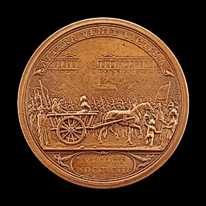 Queen Marie-Antoinette Led to the Guillotine [reverse]