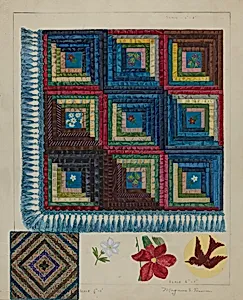 Quilt - Log Cabin Pattern