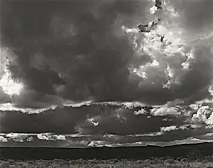 Rain over Modoc Lava Beds
