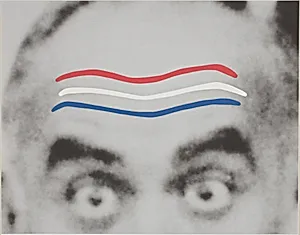 Raised Eyebrows / Furrowed Foreheads (Red, White and Blue) from Artists for Obama