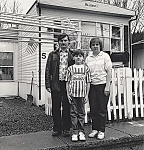 Ralph Coxson with His Wife and Son, Shenango Ingot Molds