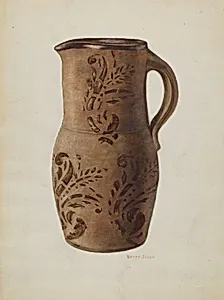 Redware Pitcher