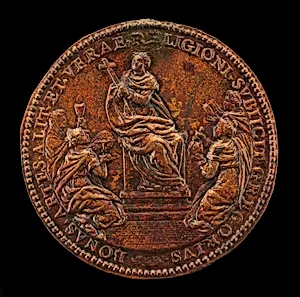 Religion Enthroned between Theology, Astronomy, Philosophy, and Literature [reverse]