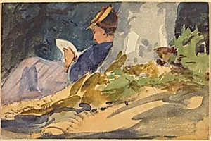 Resting by Follower of John Singer Sargent