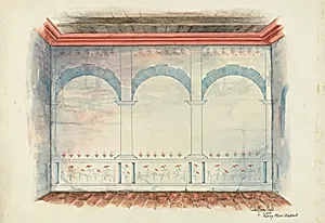 Restoration Drawing: Wall Painting
