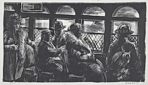 Riders on Street Car