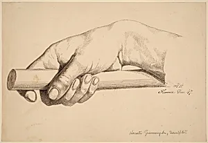 Right Hand Holding Short Rod