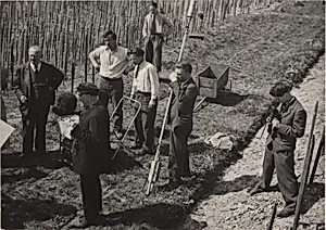 Robert Frank as still photographer for "Steibruch"