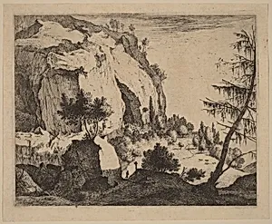 Rocky Landscape with Fir: pl.4