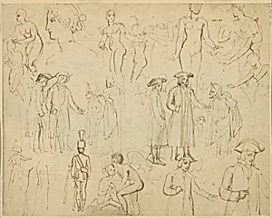 Roger de Coverley and the Gypsies [verso]