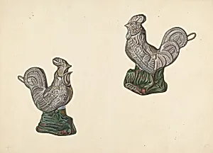 Rooster Coin Bank