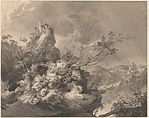 Ruined Towers Overlooking the Rhine