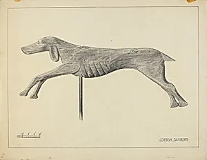 Running Dog Weather Vane