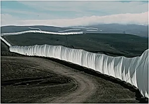 Running Fence, Sonoma and Marin Counties, California, 1972–1976